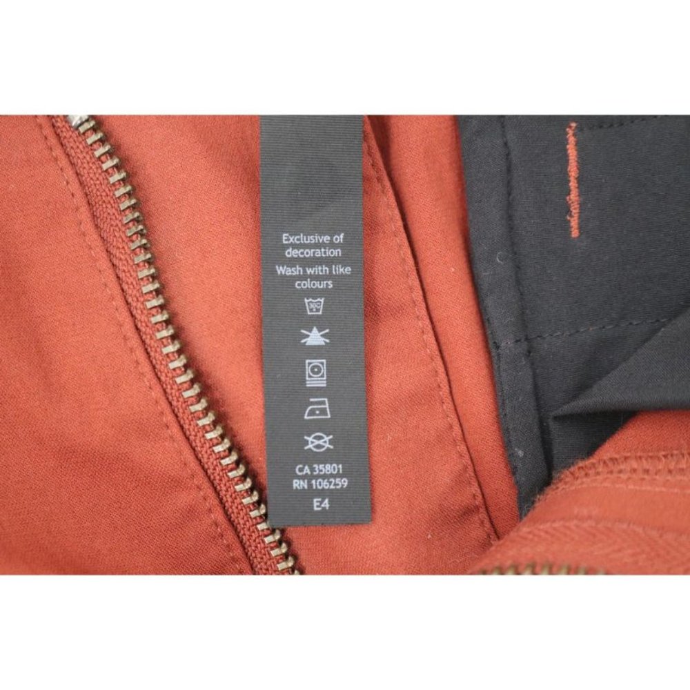 LULULEMON Pants Mens 31 ABC Commission Slim warpstreme terracotta Mid Rise Chino - Picture 10 of 11